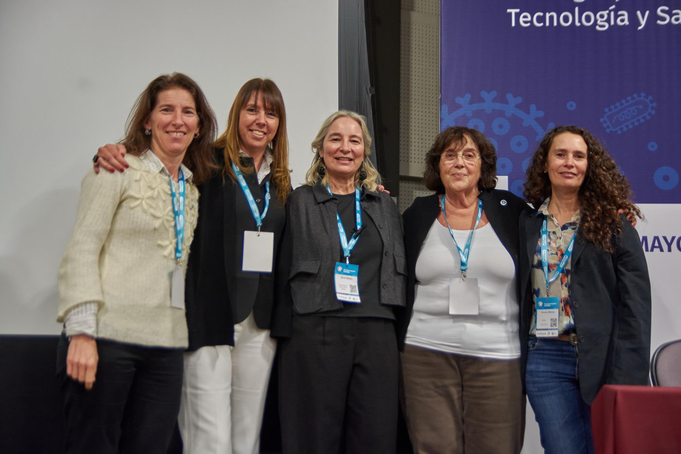 Andrea Mangano, Erina Petrera, Lucía Cavallaro, Nora López